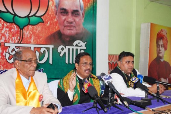 BJP will form government in Tripura, claims BJP National Vice President Dinesh Sharma; Slams Manik Sarkar, Corruptions
